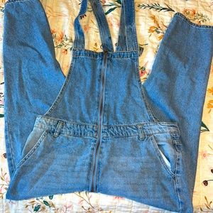 Forever 21 overalls with zipper size medium